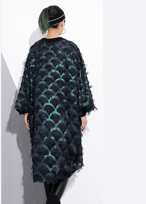 Baggy Fall Dresses Lace Long Sleeve O Neck Baggy Dresses