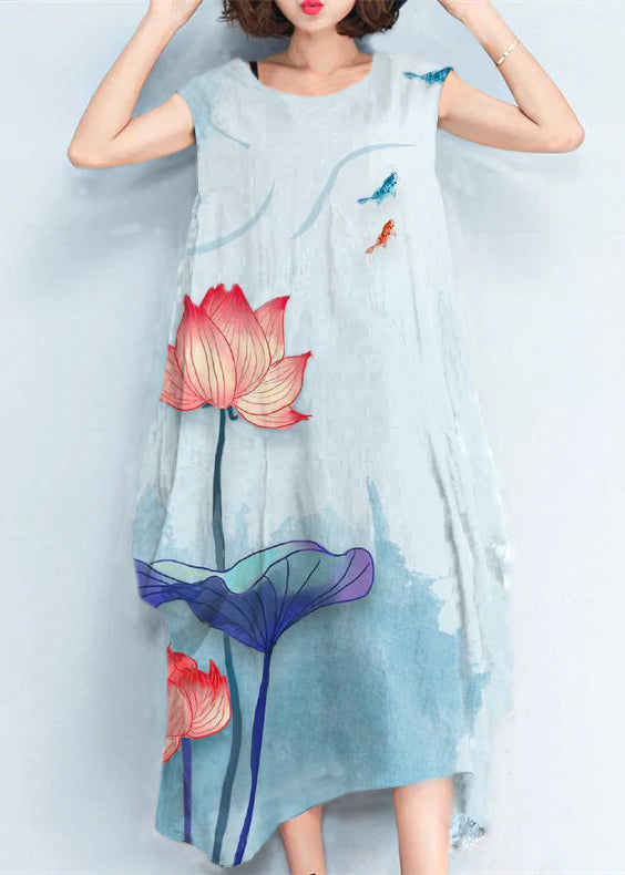 Black Natural Cotton Polyester Dress Oversize Sleeveless Traveling Dress Kaftans