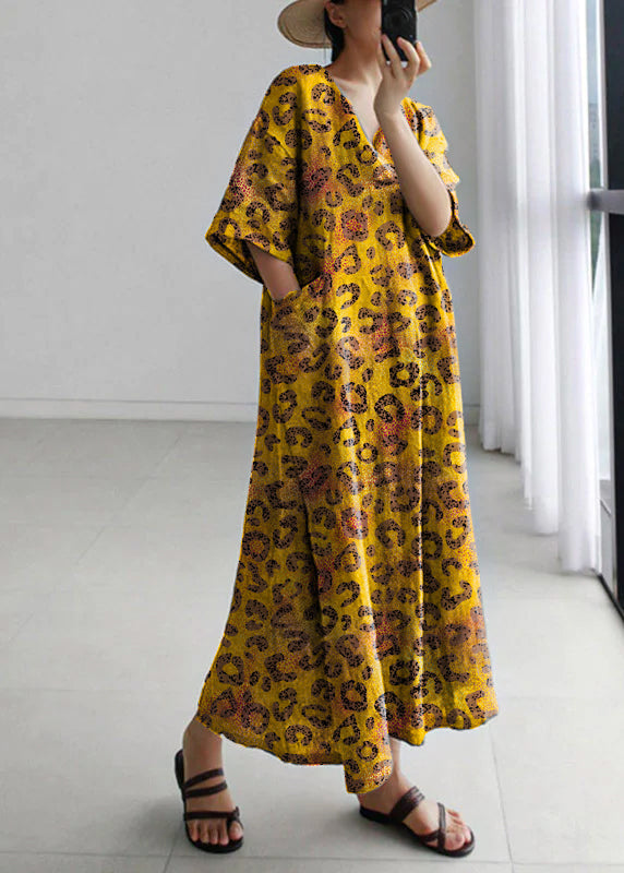 Yellow-leopard print/Ships in 15 Days