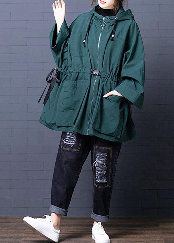 Hooded Tie Waist Spring Coats Purple Dresses Jackets