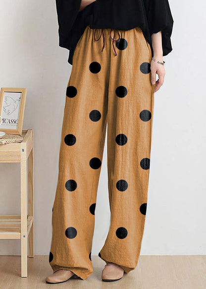 yellow polka dots/Ships 15 Days