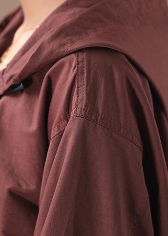 Diy Hooded Baggy Fine Clothes for Burgundy Winter Jackets