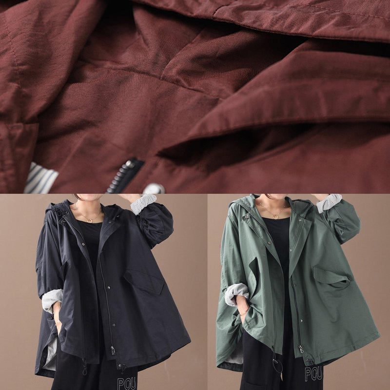 Diy Hooded Baggy Fine Clothes for Burgundy Winter Jackets