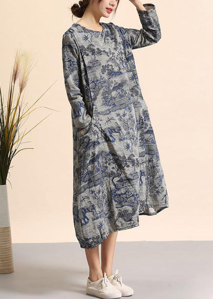 Khaki Oversized Cotton Dresses Shirt Dress Blouses