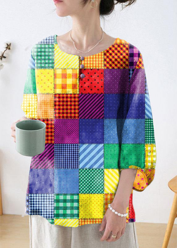 Colorful plaid/Ships 15 Days