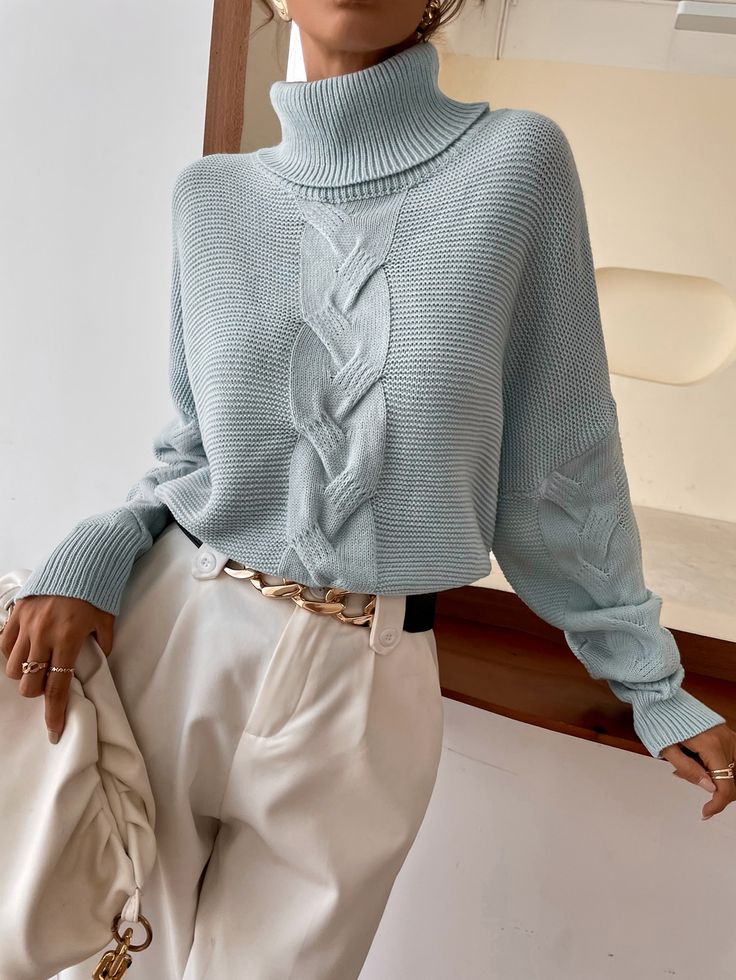 Nicol® | New light blue knit sweater