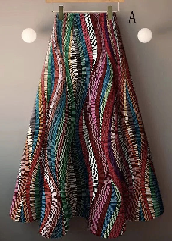 And Versatile High Waisted Ice Silk Skirt for Summer