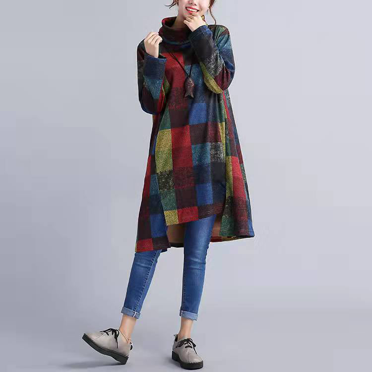 Fine Multi Patchwork Cotton Maxi Dress Oversize Hooded Traveling Dress Caftans