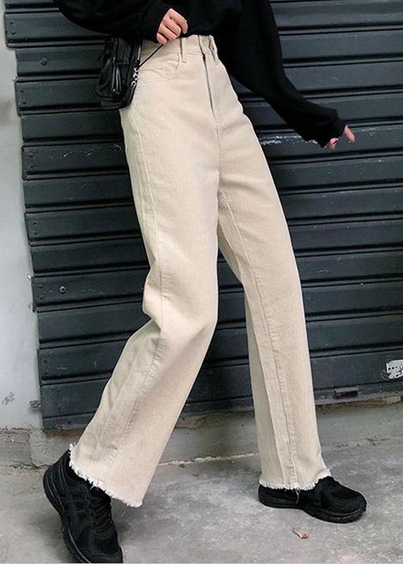 New Fall Wide Leg Pants Wild Corduroy Trousers