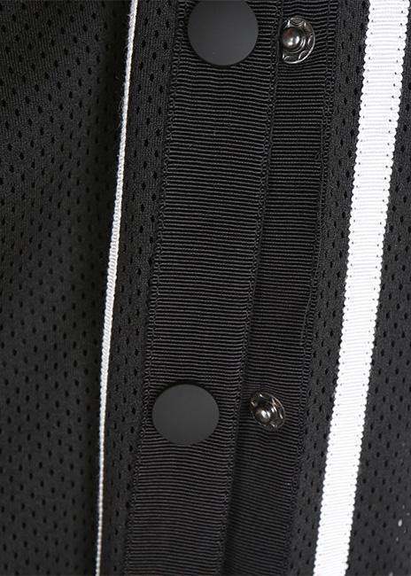 New Black Cotton Blended Skirts Side Open Skirts