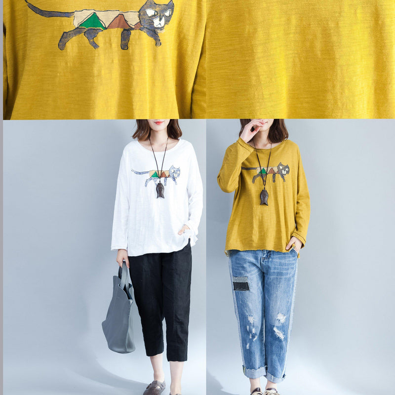 Cotton T Shirt Yellow Cozy Autumn Outfit