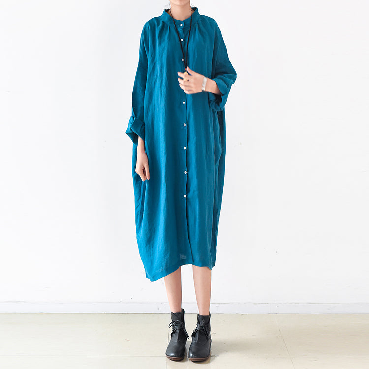 Linen Dresses Trend Blue Oversize Shirts Caftans Fall Outfits