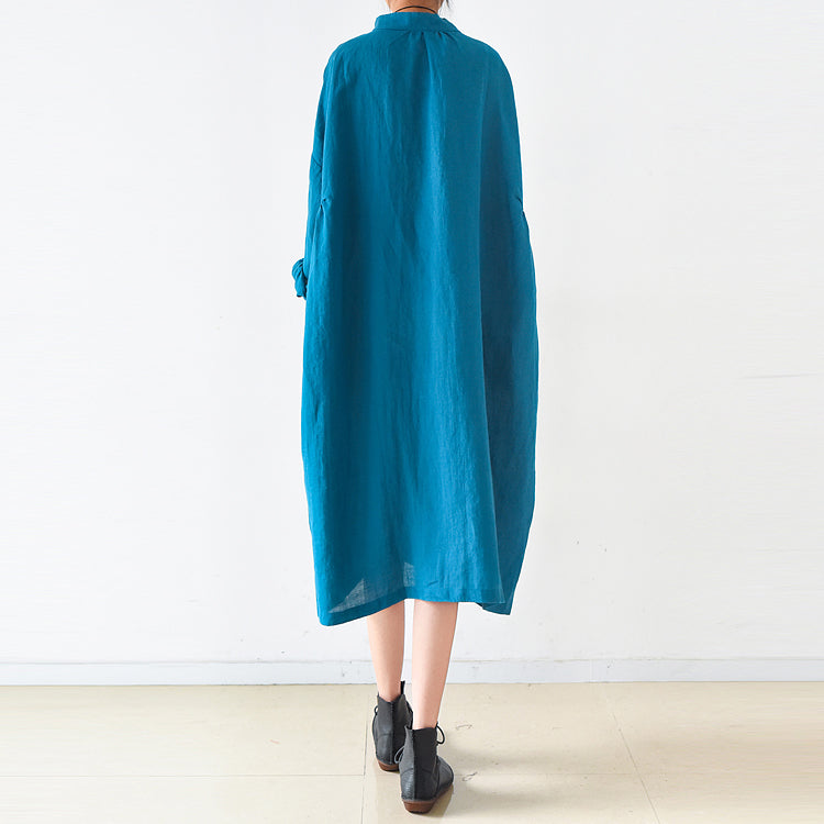 Linen Dresses Trend Blue Oversize Shirts Caftans Fall Outfits