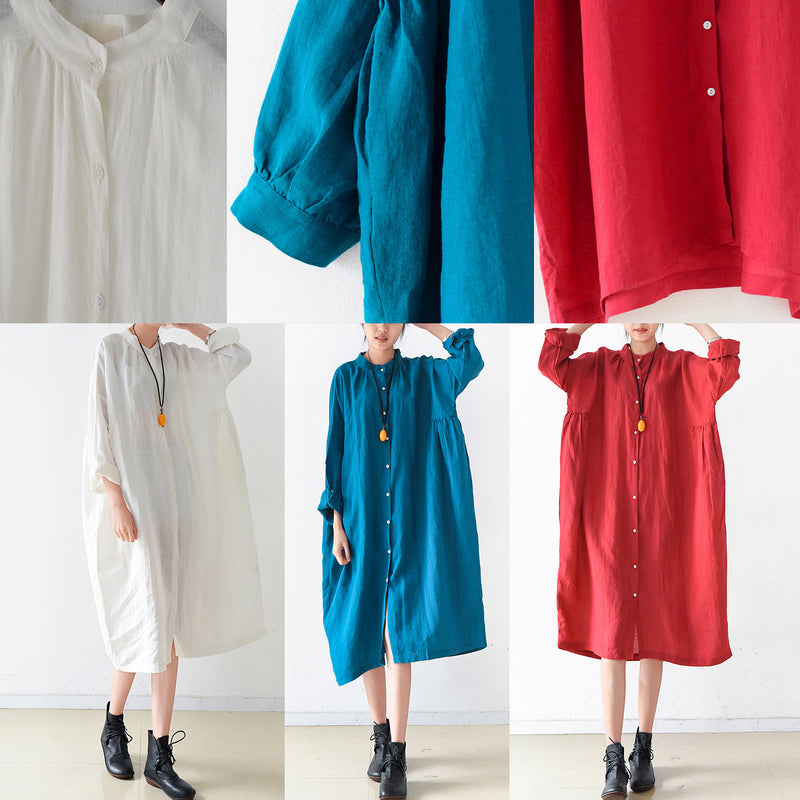Linen Dresses Trend Blue Oversize Shirts Caftans Fall Outfits