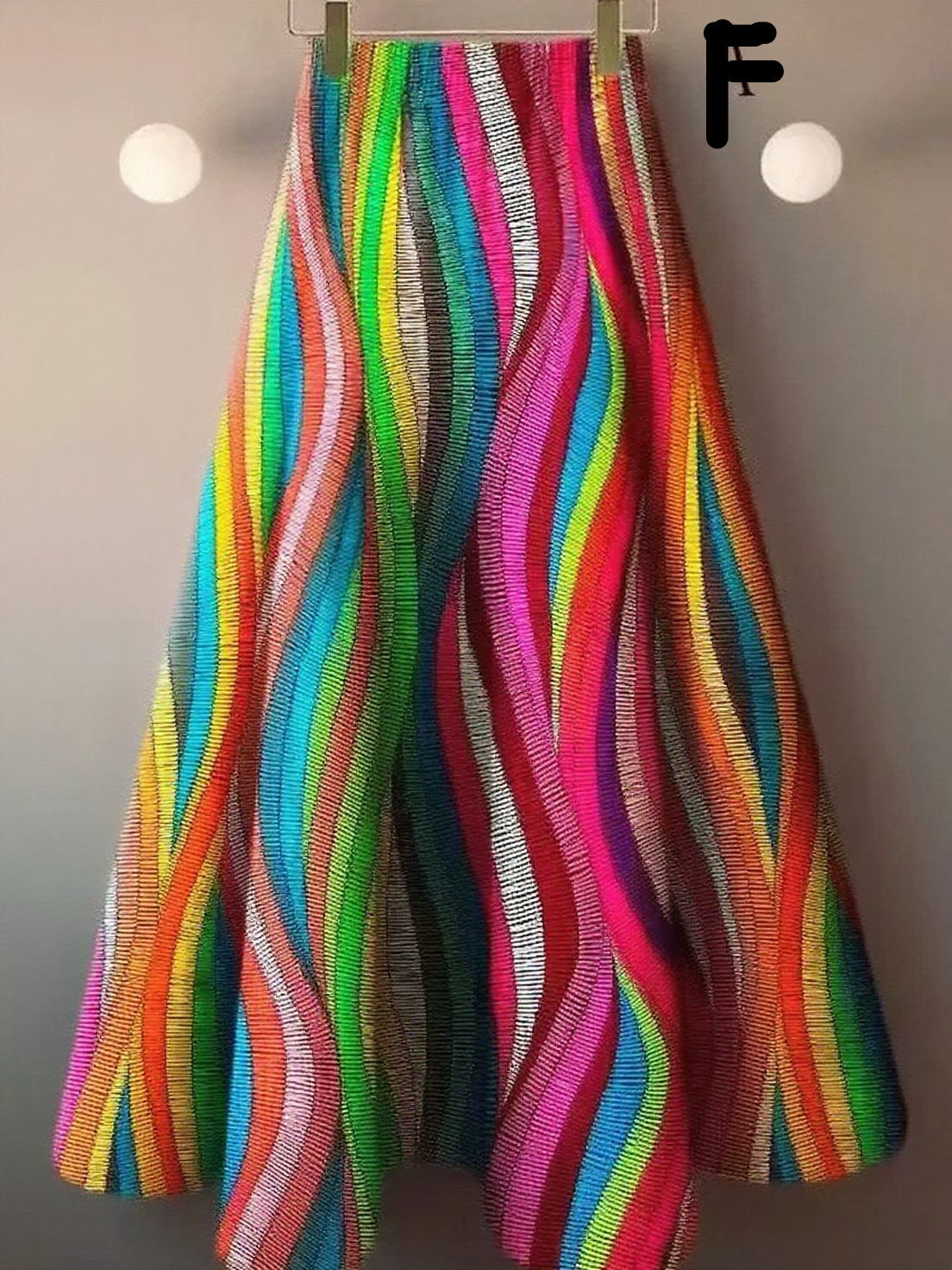 And Versatile High Waisted Ice Silk Skirt for Summer