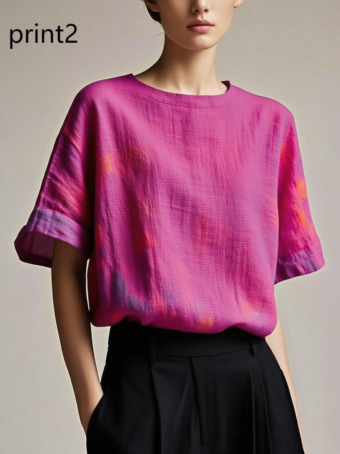 Fitted Print1 Patchwork Cotton Tank Summer