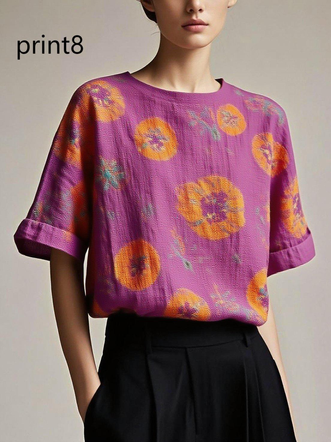 Fitted Print1 Patchwork Cotton Tank Summer