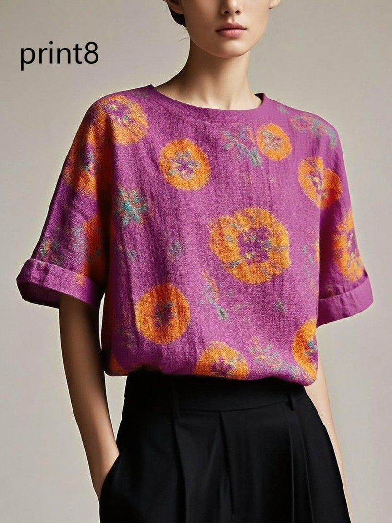 Fitted Print10 Patchwork Cotton Tank Summer