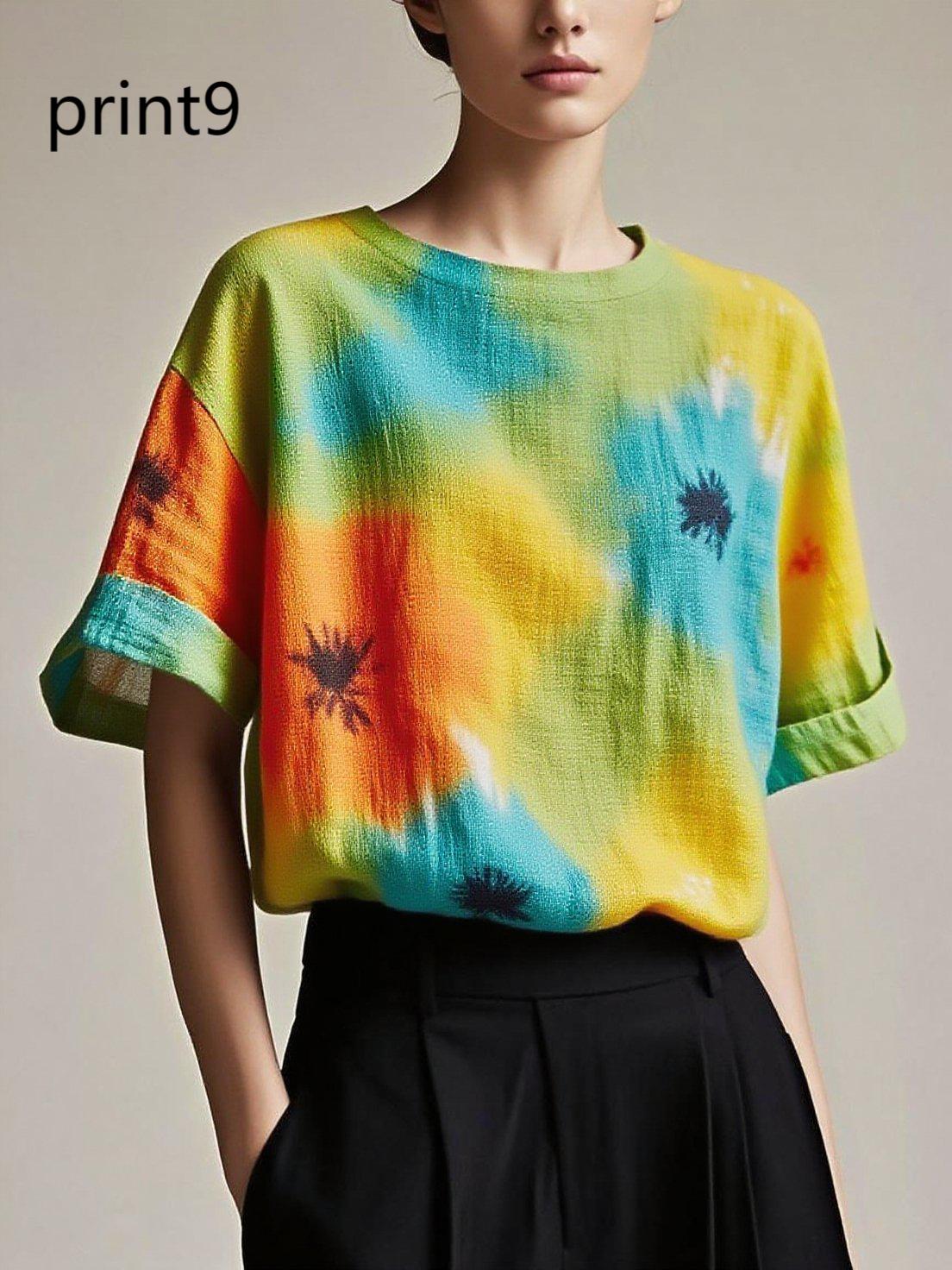 Fitted Print2 Patchwork Cotton Tank Summer