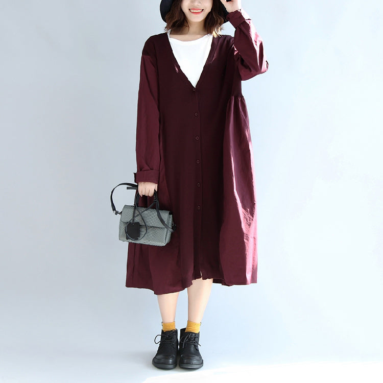 Purple Patchwork Silk Cotton Cardigans Oversize Long Sleeve Long Outwear