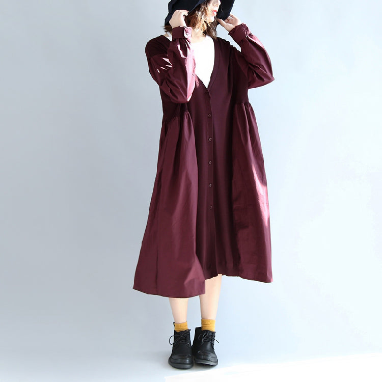 Purple Patchwork Silk Cotton Cardigans Oversize Long Sleeve Long Outwear