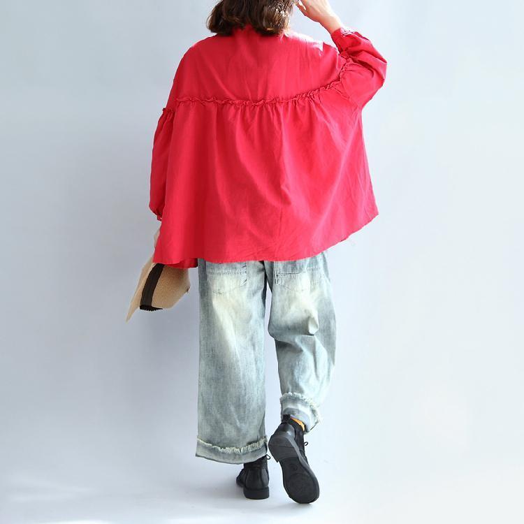 Red Cotton Tops