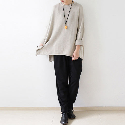 Thick Warm Winter Pants Black Carrot Pants Harem Pants Elastic Waist
