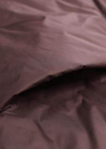 Fine Chocolate Down Hooded Pockets Clothing Winter Coats