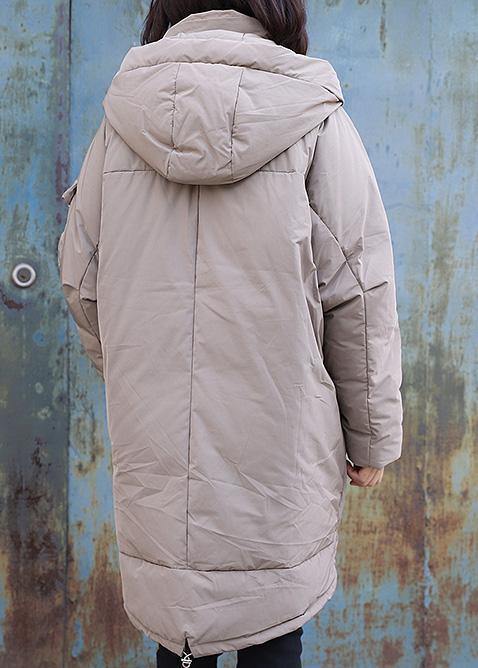 Fine Jackets & Coats Winter Outwear Khaki Hooded Winter Outwear