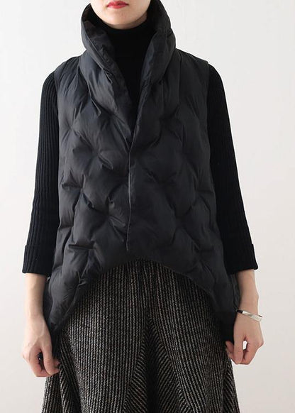 Winter New Original Design Loose Large Size High Neck Down Cotton Vest Thickened Vest