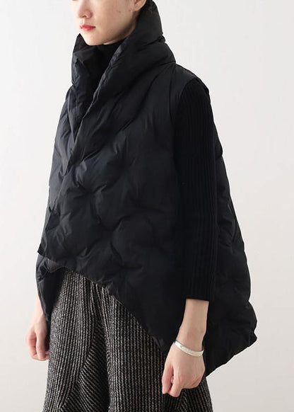 Winter New Original Design Loose Large Size High Neck Down Cotton Vest Thickened Vest