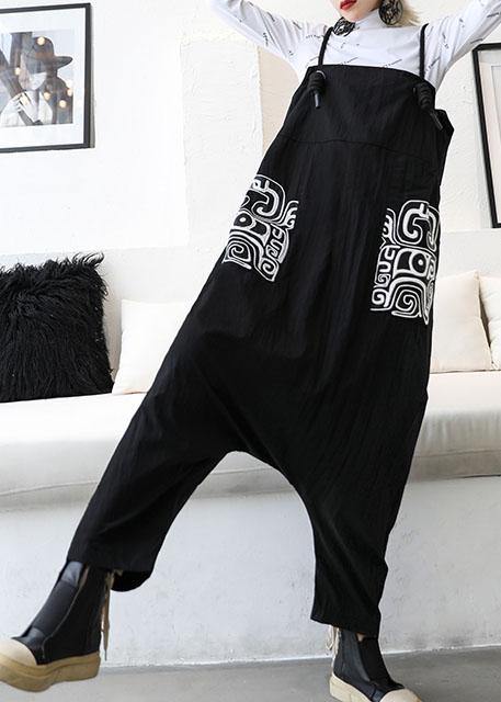 New High Waist Carpenter Pants Loose Harem Pants