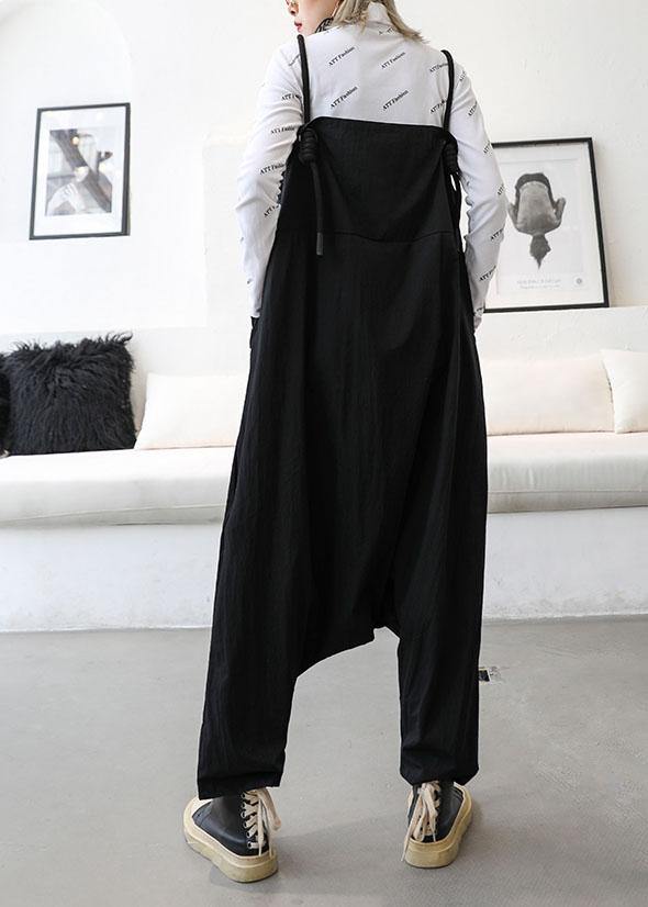 New High Waist Carpenter Pants Loose Harem Pants