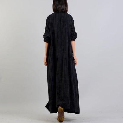 Black Coat Oversize Stand Collar Baggy Winter Coat Patchwork Jackets