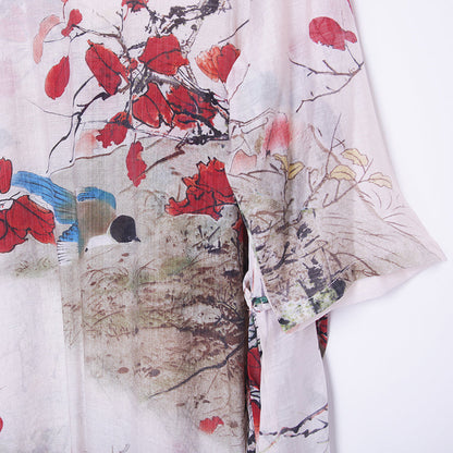 Maxi Dress Bracelet Sleeved Gown O Neck Gown