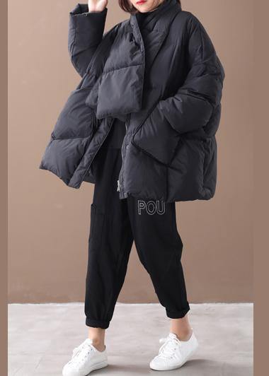 Oversized Winter Jacket Winter Coats Black Button Down Coat