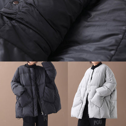 Oversized Winter Jacket Winter Coats Black Button Down Coat